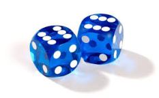blue dice